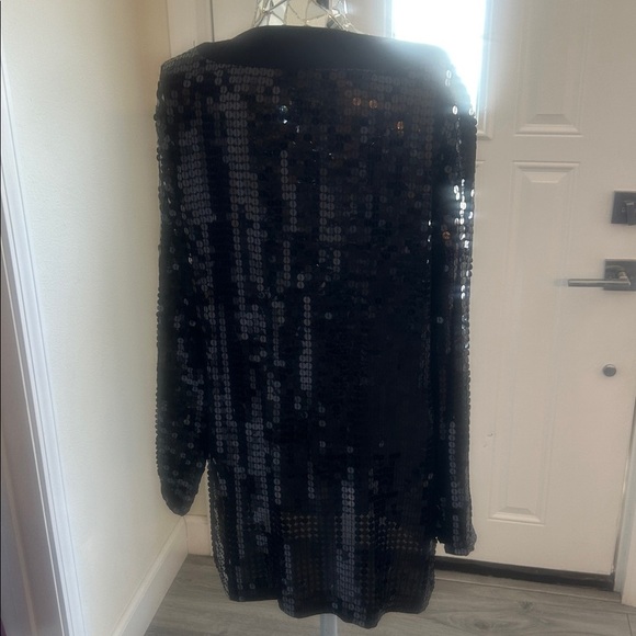 MICHAEL Michael Kors Black Sequin Top M - Picture 8 of 8